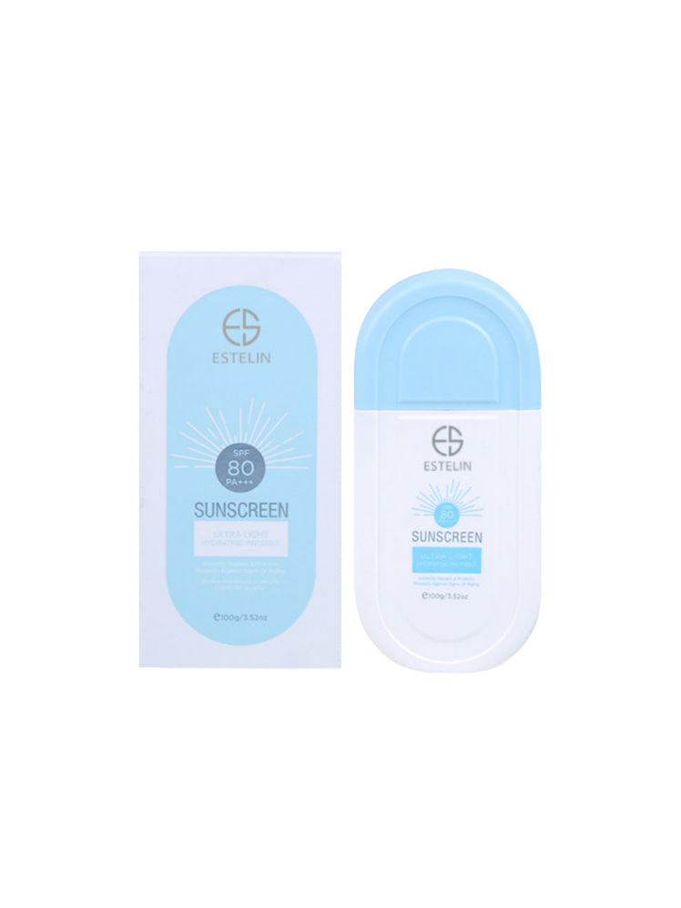 ضدآفتاب بی رنگ فوق سبک استلین ESTELIN sunscreen ultra-light SPF 80