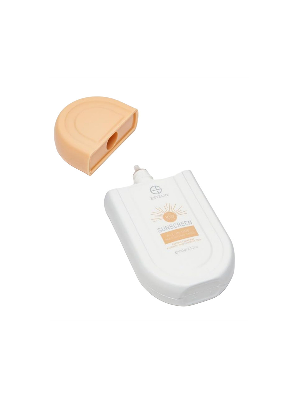  ضدآفتاب رنگی فوق سبک استلین ESTELIN sunscreen all-in-one SPF 100 درب بطری 