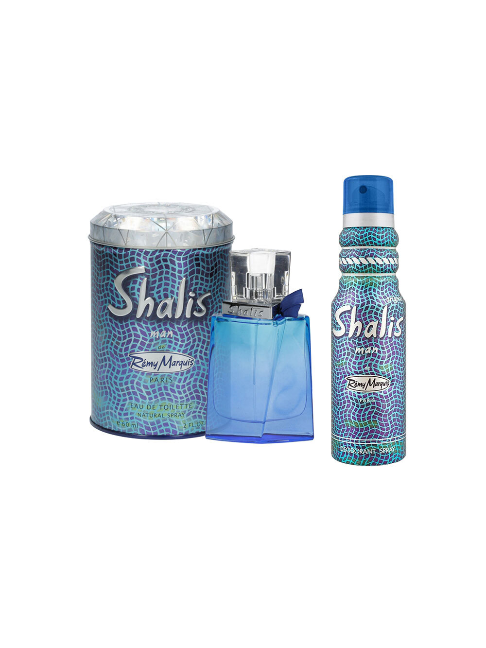 عطر شالیز مردانه رمی مارکویس همراه با اسپری Shalis man de Rémy Marquis