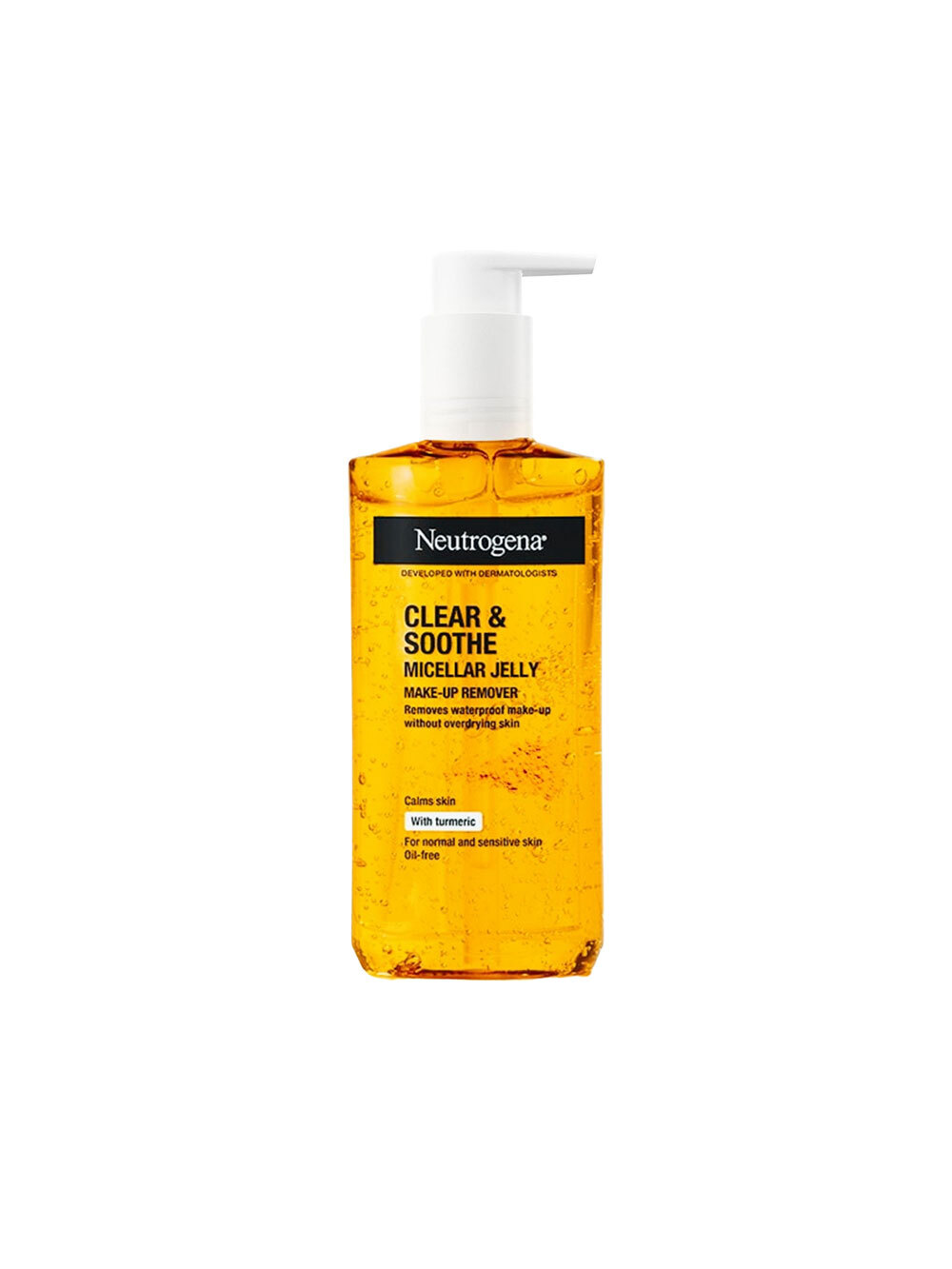  ژل میسلار پاک کننده آرایش زردچوبه نوتروژینا Neutrogena CLEAR & SOOTHE 