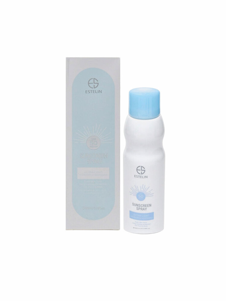 اسپری ضدآفتاب فوق سبک صورت و بدن استلین ESTELIN sunscreen spray SPF 50