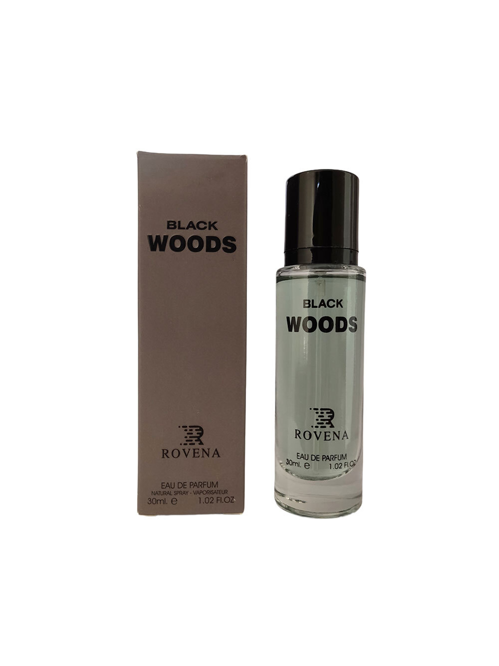  ادکلن وود مشکی راکی مانتین 30 میل روونا ادو پرفیوم BLACK WOODS 