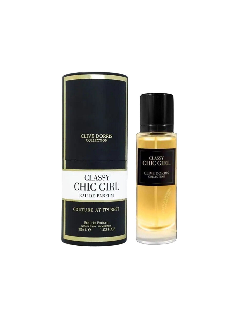  عطر کارولینا هررا گودگرل مشکی 30 میل فرگرانس CLIVE DORRIS CLASSY CHIC GIRL 