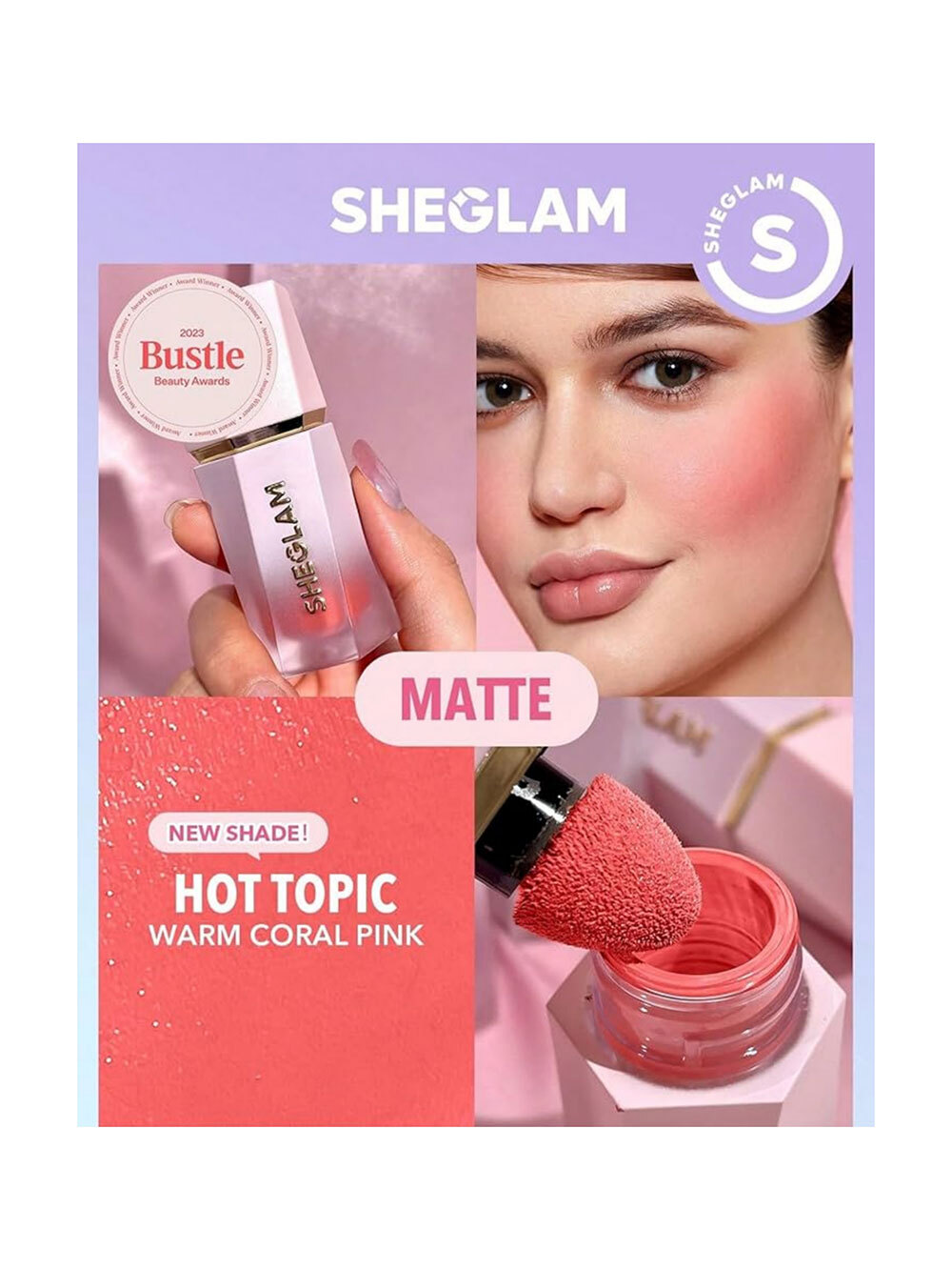  رژگونه مایع شیگلم SHEGLAM Color Bloom Liquid Blush Hot Topic 