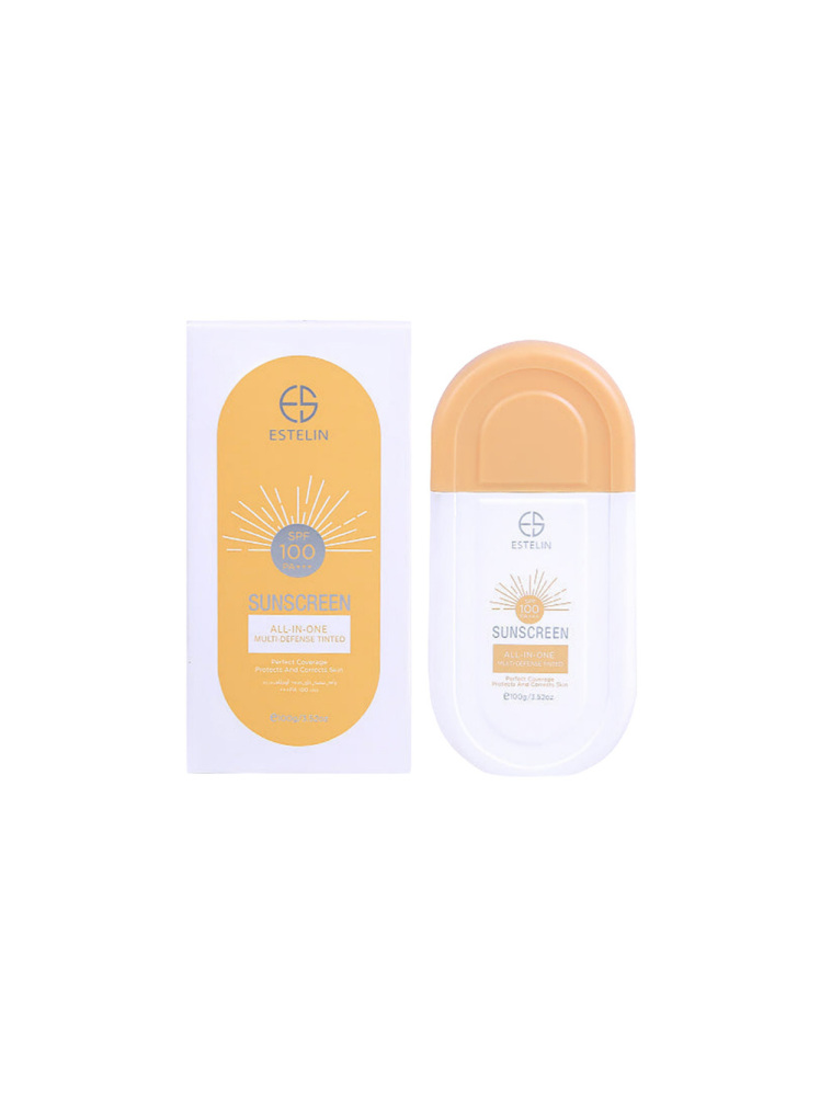 ضدآفتاب رنگی فوق سبک استلین ESTELIN sunscreen all-in-one SPF 100